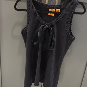 Tory Burch sweater tank navy size large